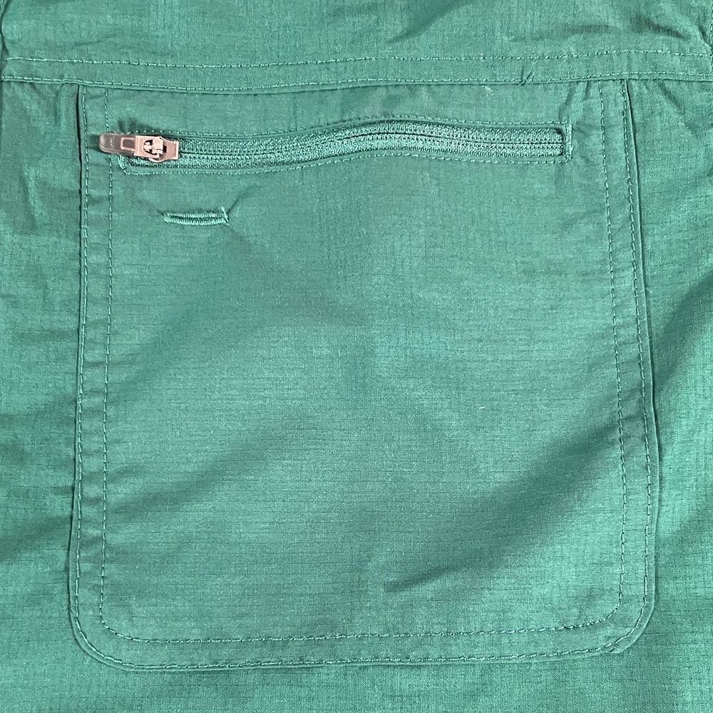 L.L. Bean Vintage Button-Down Long Sleeve Fishing Hiking Shirt - Green Men’s L - Picture 4 of 13